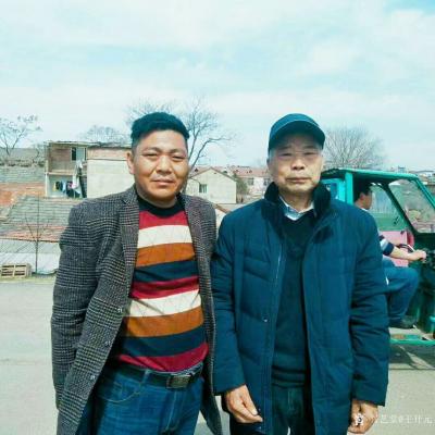 王开元生活-与著名的书法家胡全礼老师在界首合影【图1】