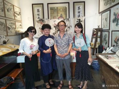 徐如茂生活-有扇，友善，画扇，古城汉张候祠徐如茂书画工作室将友善送至千家万户【图5】