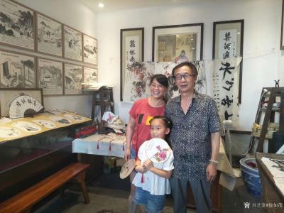 徐如茂生活-有扇，友善，画扇，古城汉张候祠徐如茂书画工作室将友善送至千家万户【图7】