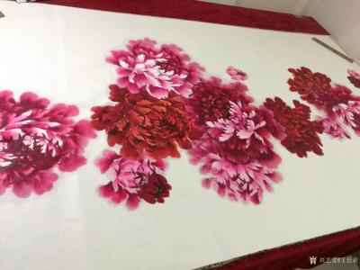 王长泉日记-朋友预定20幅，暂时画不出来，先发10幅有着。国画花鸟画牡丹《花开富贵》尺寸有6【图4】