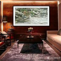 艺术家袁峰日记:国画新作《龙腾盛世》，尺寸68*138cm，
生活的天空不【图0】