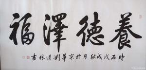 刘道林书法作品《养德泽福》价格4000.00元