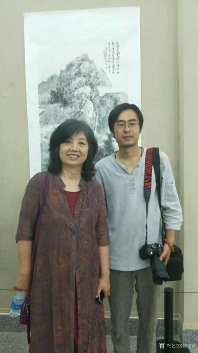 陈宏洲生活-有缘在陇中画院参观著名花鸟画大师祝焘老先生（86岁）及弟子著名书法家阴凤华女士，【图3】