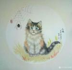 马新荣日志-新作《牧羊犬》狗狗三幅，猫咪三幅《乐趣》《幸福相伴》，尺寸6【图5】