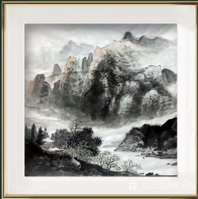 蒋元生日记-新作品展示《山泉》《山外青山楼外楼》《山水清音》。请欣赏【图3】