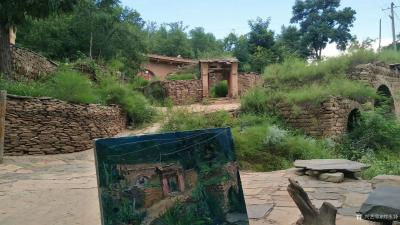 刘永铎日记-在陕北写生，天太热，像烤炉一样，蚊子又太多，还真是辛苦，分享几张油画写生作品。请【图1】