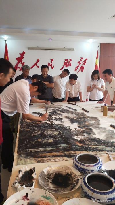 安士胜收藏-8月22日，天津画院下基层活动，走进王顶堤社区！收获颇多！【图1】