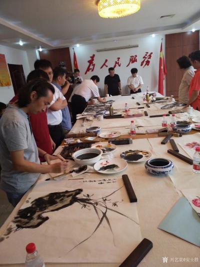 安士胜收藏-8月22日，天津画院下基层活动，走进王顶堤社区！收获颇多！【图2】