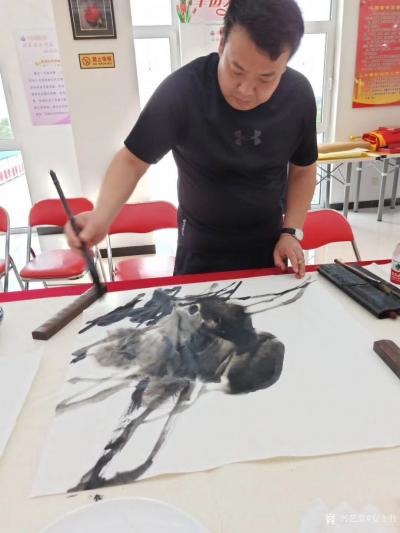 安士胜收藏-8月22日，天津画院下基层活动，走进王顶堤社区！收获颇多！【图6】