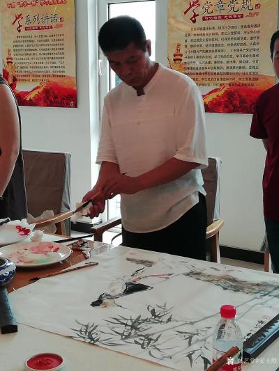 安士胜收藏-8月22日，天津画院下基层活动，走进王顶堤社区！收获颇多！【图7】