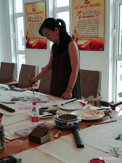 安士胜收藏-8月22日，天津画院下基层活动，走进王顶堤社区！收获颇多！【图8】