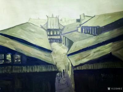 梁京日记-自然野逸水粉画《罗城古镇系列之四……》2018……【图3】