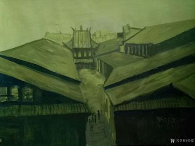 梁京日记-自然野逸水粉画《罗城古镇系列之四……》2018……【图4】