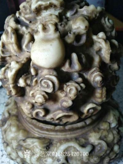 15825420700日记-大明宣德年制款九龙九转乾坤鼎重6.5斤，高19.8cm，宽13cm，由四龙守护的【图1】