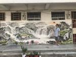 粟盛林日志-六米国画山水画完功！分享作品合影留念。【图4】