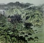 杨振华日志-新作《青山聚秀》三幅，绘制过程分享，国画山水画，尺寸60*6【图5】