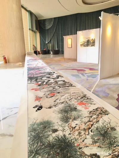 叶仲桥日记-别人搬砖我搬画，昨晚市美协顾问邓永泉、云浮画院院长李国聪等一众书画同行到我画室品【图3】