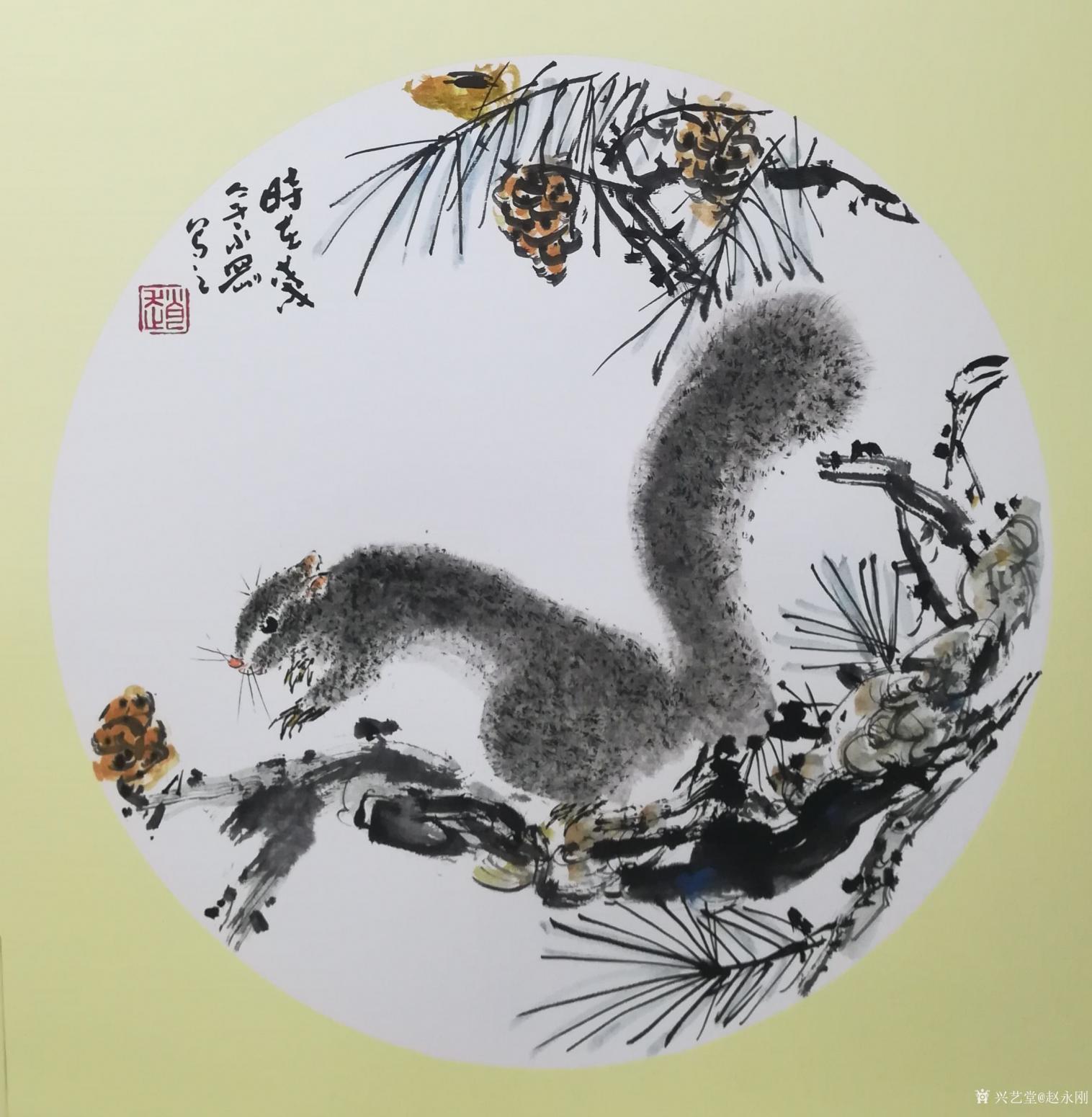 赵永刚国画作品《花》【图2】