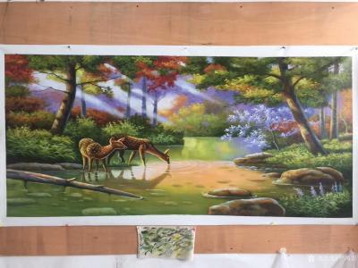 罗鸿羽日记-晒一幅油画作品，刚完成的客户订单，还比较满意，分享给大家，谢谢欣赏，欢迎订制（来【图1】