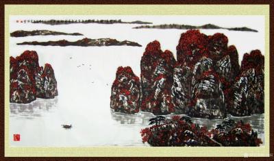 叶向阳日记-翰墨颂中华:《清秋香远渔舟归》。国画山水画。恭请亲朋好友共同分享并雅正。
谢谢【图1】