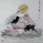 邢建明日志-国画人物画《掏耳图》，《锄禾日当午》，《和气》，《味道好极了【图4】