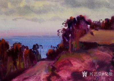 倪敬日记-水气朦胧，烟云雾罩，浑然一体，朝霞暮色，富于诗意……【图3】