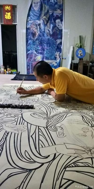 战乃明日记-弥勒说法图进行中。《吉祥经》[1]李荣熙译
如是我闻，一时，佛住舍卫国祗陀园给【图2】