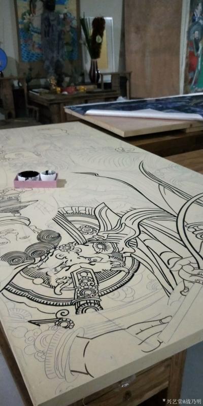 战乃明日记-弥勒说法图进行中。《吉祥经》[1]李荣熙译
如是我闻，一时，佛住舍卫国祗陀园给【图4】