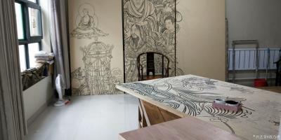 战乃明日记-弥勒说法图进行中。《吉祥经》[1]李荣熙译
如是我闻，一时，佛住舍卫国祗陀园给【图5】