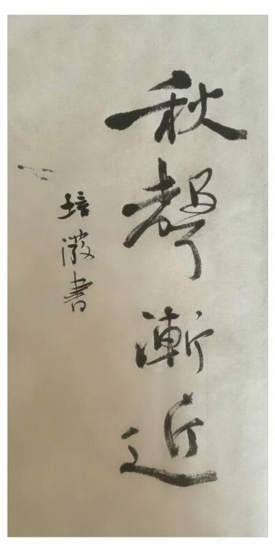 陈培泼日记-秋思
~陈培泼
一阵雨后
天就凉了  许多树叶
无声飘落  秋意初来
【图2】