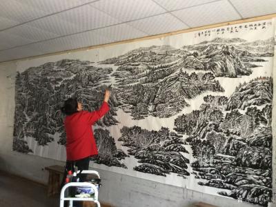 马培童日记-《焦墨结缘，私定终生》：焦墨一生为知己，甘愿相恋两相依。慕君黑白焦墨画，只珍相守【图4】