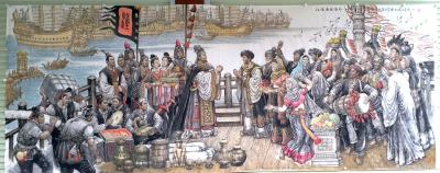 叶向阳收藏-著名画家黄宗海先生是我的好朋友。他用了半年时间，为纪念广西壮族自治区成立60周年【图1】