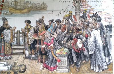 叶向阳收藏-著名画家黄宗海先生是我的好朋友。他用了半年时间，为纪念广西壮族自治区成立60周年【图4】