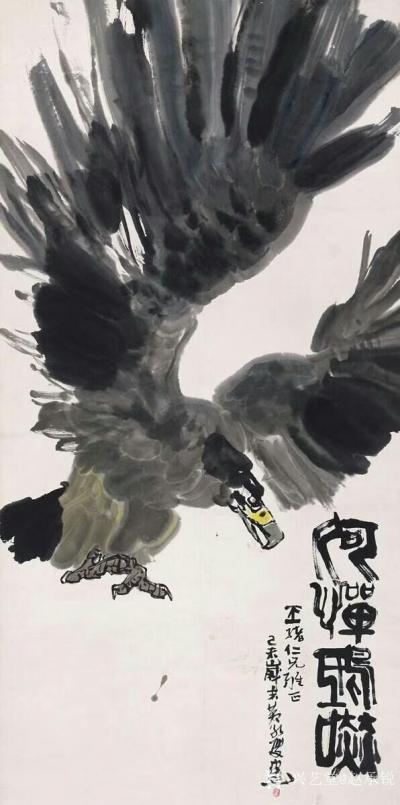 赵承锐收藏-我正在作着一幅繁琐的8平的彩墨作品，小憩时读到《六根》平台的一份链接，杰出的画家【图2】