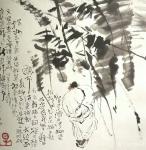 赵承锐藏宝-我正在作着一幅繁琐的8平的彩墨作品，小憩时读到《六根》平台的【图5】