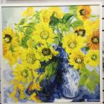 周海波日志-北欧花卉，尺寸 80x80cm，成品油画，欢迎订购【图3】