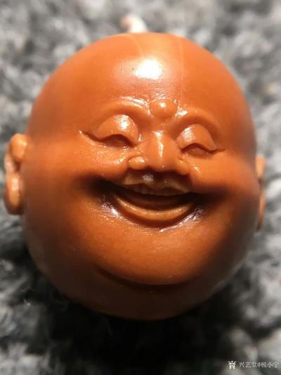 税小宁日记-1.9*2.0近正圆铁核精工巜十分开心》税小宁作品，开脸可爱喜庆，每个表情都不同【图2】