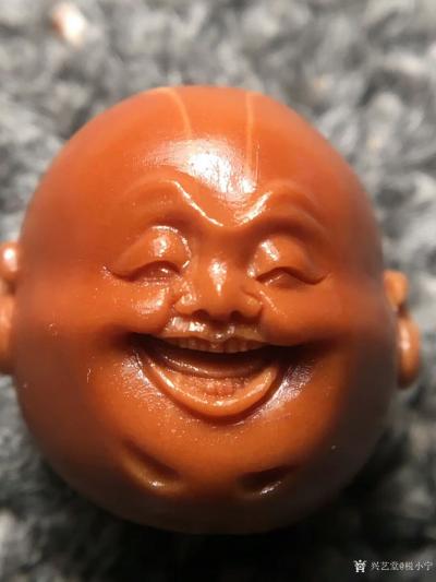 税小宁日记-1.9*2.0近正圆铁核精工巜十分开心》税小宁作品，开脸可爱喜庆，每个表情都不同【图3】