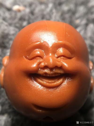 税小宁日记-1.9*2.0近正圆铁核精工巜十分开心》税小宁作品，开脸可爱喜庆，每个表情都不同【图4】