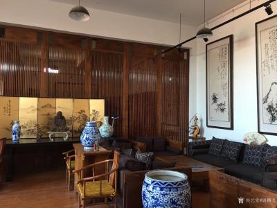 周鹏飞生活-整顿笔墨纸砚、归休千米艺馆。我的燎原艺术馆经历月余的搬家整理：今初见端倪、近日择【图2】