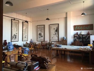 周鹏飞生活-整顿笔墨纸砚、归休千米艺馆。我的燎原艺术馆经历月余的搬家整理：今初见端倪、近日择【图4】