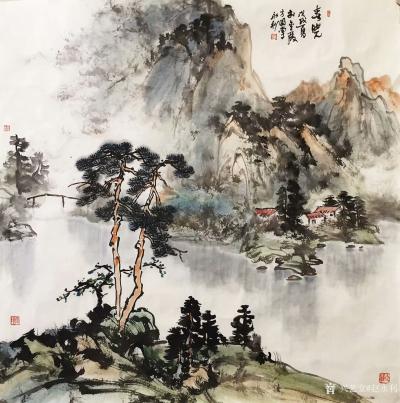 赵永利日记-《溪静云生石》，《春晓》，《登高放眼》，《水曲山如画，溪虚云傍花》，《野色笼寒雾【图2】