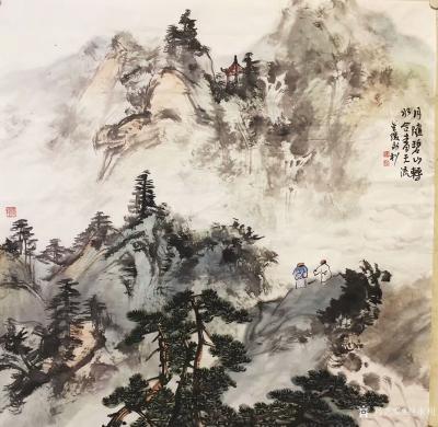 赵永利日记-《溪静云生石》，《春晓》，《登高放眼》，《水曲山如画，溪虚云傍花》，《野色笼寒雾【图8】