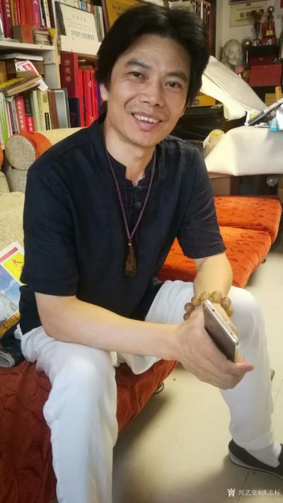 洪志标生活-9月3日下午，广东汕头甲戌书院院长、书法家本家洪坤江来访，安溪西坪南阳石刻“中国【图1】