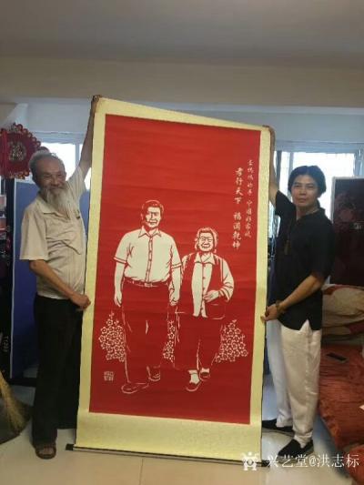 洪志标生活-9月3日下午，广东汕头甲戌书院院长、书法家本家洪坤江来访，安溪西坪南阳石刻“中国【图5】