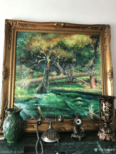 戴建华收藏-感谢长春朋友的支持，我创作的油画作品《深秋的高原密境》今年年头被长春藏家收藏。今【图1】