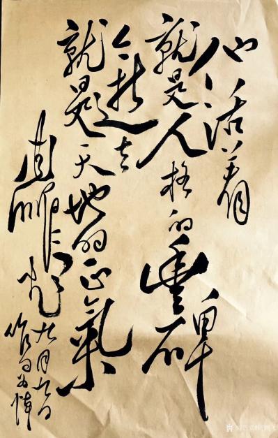 周鹏飞日记-悼伟人九月九日逝
天失其衡，
地失其经，
莽宇坠星⋯
按剑横扫八方兵，【图2】