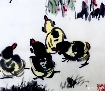 龚光万日记-今作国画《凤仙花》一纸，“洞箫一曲是谁家?河汉西流月半斜。要染纤纤红指甲,金盆夜【图4】