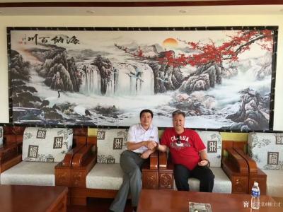 柳士才收藏-《河北沧州行》：昨天的行程轻松而又快乐！只是辛苦了著名工笔画画家柳上青老师，早上【图2】