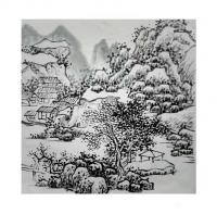 艺术家杨振华日记:今日充电——临明四家之一，沈周山水册，分享六幅【图2】